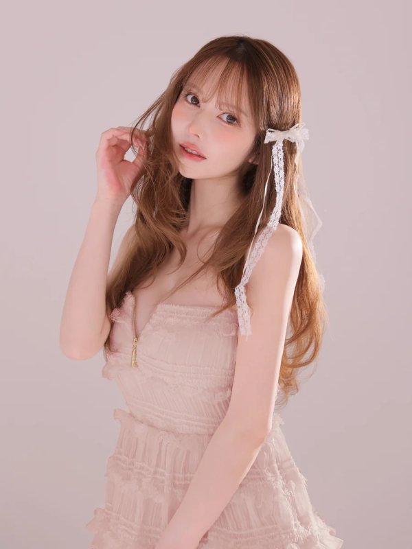 ピンク　モデル：ゆめ　身長：160cm　着用サイズ：Sサイズ