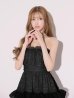ブラック　モデル：るり　身長：165cm　着用サイズ：Sサイズ