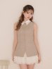 ベージュ　モデル：いおり　身長：161cm　着用サイズ：Sサイズ