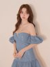 ブルー　モデル：ももか　身長：156cm　着用サイズ：Sサイズ