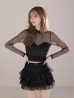ブラック　モデル：ゆめ　身長：160cm　着用サイズ：Sサイズ