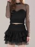ブラック　モデル：ゆめ　身長：160cm　着用サイズ：Sサイズ