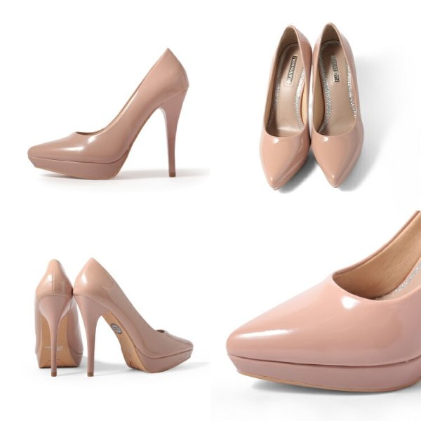 ピンクベージュエナメル