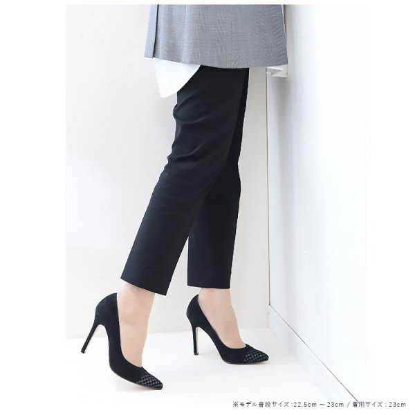 画像5: 【COMEX】 1color/ 10cmヒール/ アーモンドトゥ/ ピンヒール/ ラメ/ スエード/ ハイヒール/ パンプス[OF02JH]