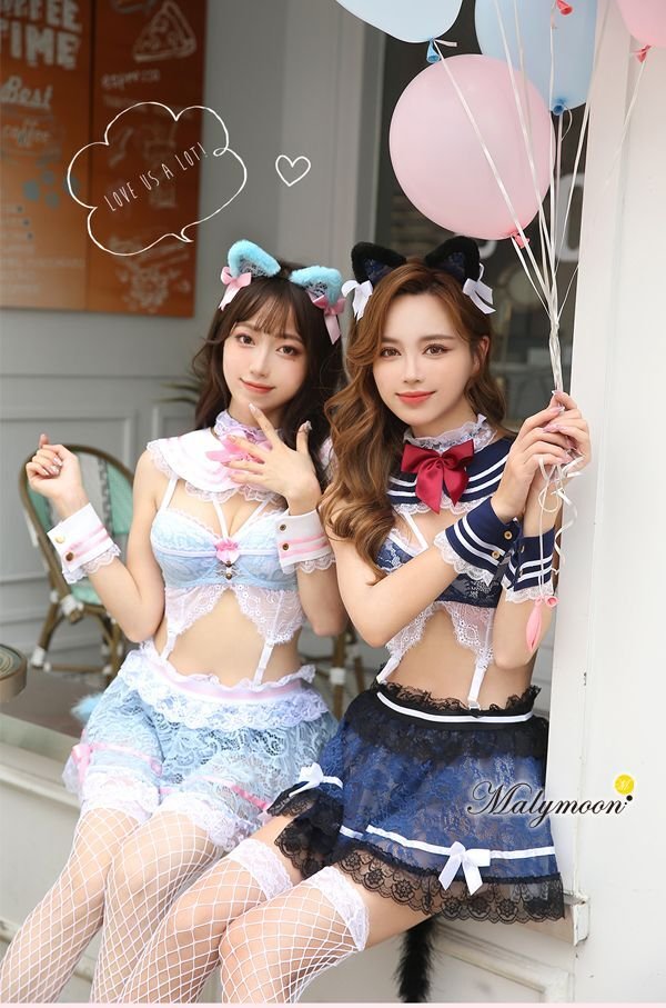 画像4: 【即日発送】キャットセーラー《ハロウィンコスプレ7点セット》【Dreamy Doll/ドリーミードール】【フリーサイズ/2カラー】[HC03]