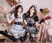 画像16: 【即日発送】ゴシックチェックメイドドレス【マリームーン】【ハロウィンコスプレ6点セット】【フリーサイズ/2カラー】[YMT]