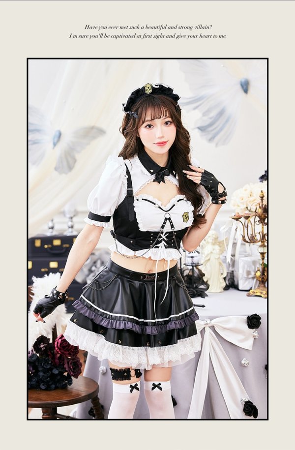 ブラック　モデル身長：163cm　着用サイズ：Fサイズ