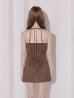ブラウン　モデル：しおん　身長：158cm　着用サイズ：Sサイズ