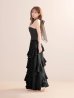 ブラック モデル：ゆめ　身長：160cm　着用サイズ：Sサイズ