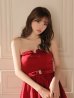 レッド　モデル：いおり　身長：161cm　着用サイズ：Sサイズ