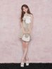 ベージュ　モデル：まりん　身長：164cm　着用サイズ：Sサイズ