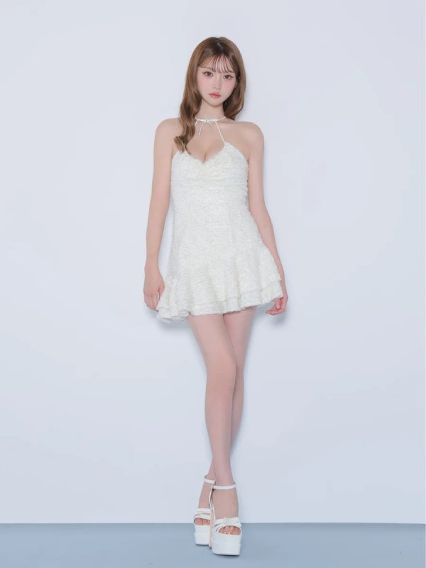 アイボリー　モデル：いおり　身長：161cm　着用サイズ：Sサイズ