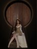 ベージュ　モデル：れみれみ　身長：163cm　着用サイズ：Sサイズ