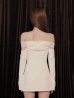 アイボリー　モデル：るりぴ　身長165cm　着用サイズ：Sサイズ
