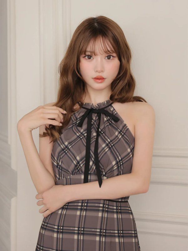 ブラウン　モデル：まみ　身長：161cm　着用サイズ：Sサイズ