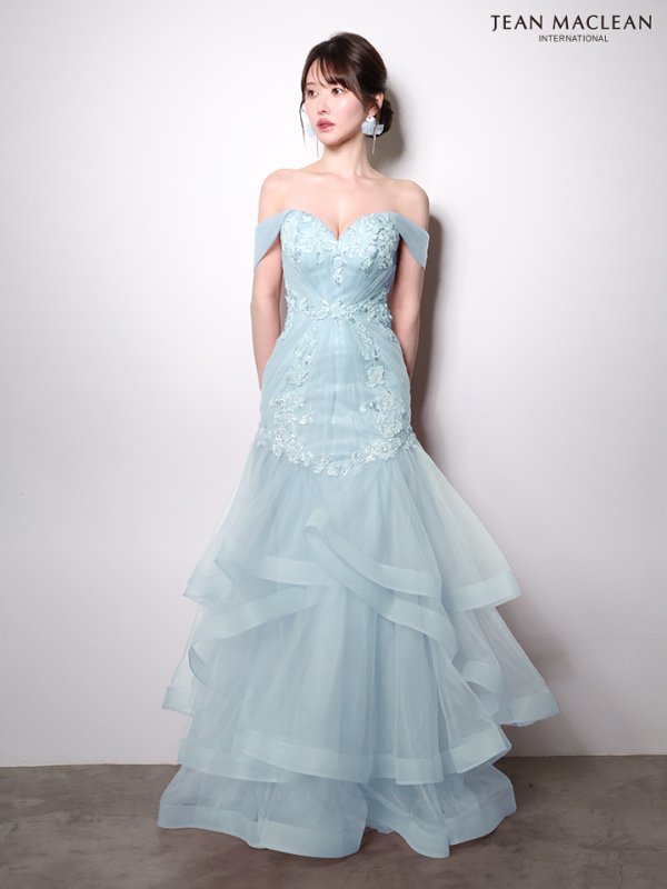 ブルー　モデル：ゆめ　身長：160cm　着用サイズ：Mサイズ