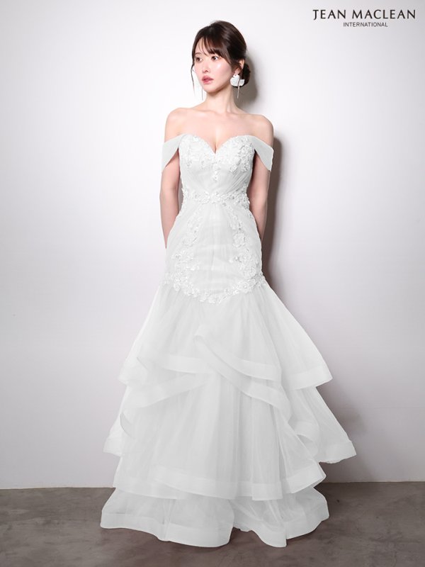 ホワイト　モデル：ゆめ　身長：160cm　着用サイズ：Mサイズ