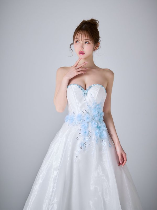 ホワイト　モデル：ゆめ　身長：160cm　着用サイズ：Sサイズ