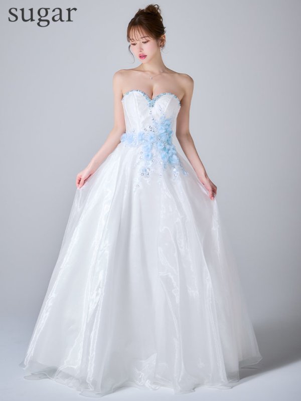 ホワイト　モデル：ゆめ　身長：160cm　着用サイズ：Sサイズ