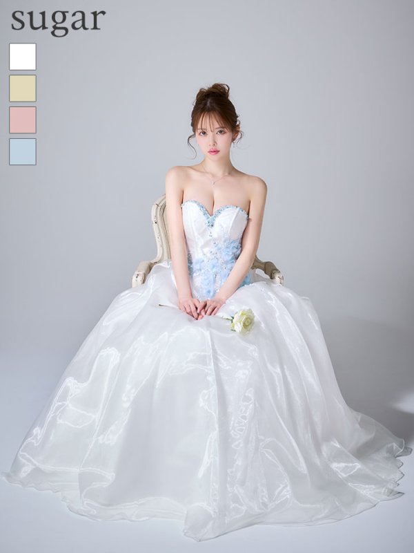 ホワイト　モデル：ゆめ　身長：160cm　着用サイズ：Sサイズ