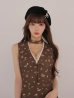 ブラウン　モデル：りり　身長：165cm　着用サイズ：Sサイズ