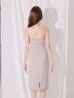 グレージュ　モデル：かりん　身長：165cm　着用サイズ：Sサイズ