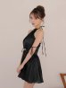 ブラック　モデル：はな　身長：159cm　着用サイズ：Sサイズ