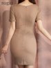 ブラウン モデル：ゆめ　身長：160cm 着用サイズ：Sサイズ
