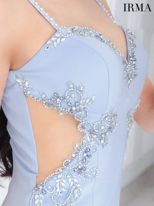 トランキルブルー モデル:まおちゃる 身長:158cm 着用サイズ:Sサイズ