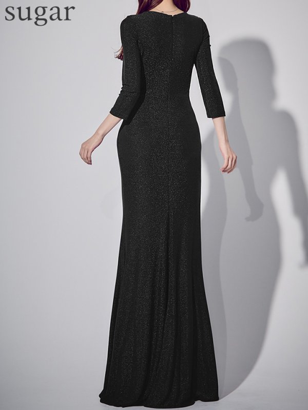 ブラック モデル：ゆめ　身長：160cm　着用サイズ：Mサイズ