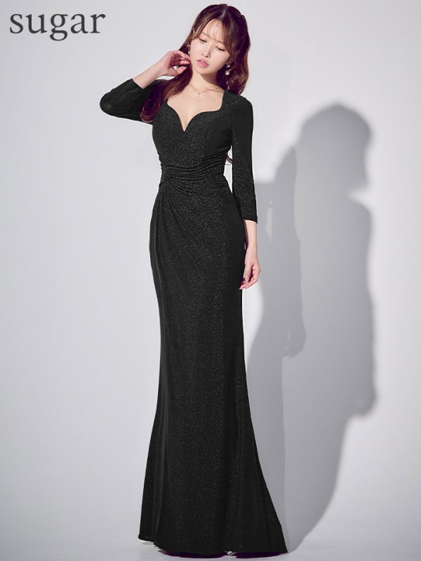 ブラック モデル：ゆめ　身長：160cm　着用サイズ：Mサイズ