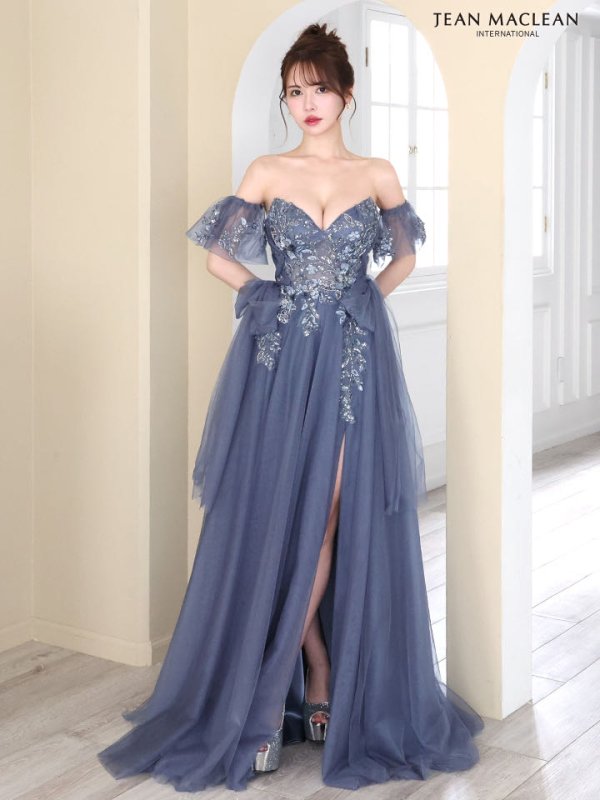 ブルーグレー モデル:ゆめ 身長:160cm 着用サイズ:Mサイズ