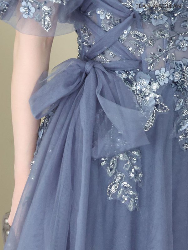 ブルーグレー モデル:ゆめ 身長:160cm 着用サイズ:Mサイズ