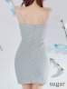 ブルー モデル：真優川咲　身長：158cm　着用サイズ：Sサイズ