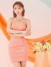 ライトオレンジ モデル：三上悠亜　身長：159cm　着用サイズ：Sサイズ