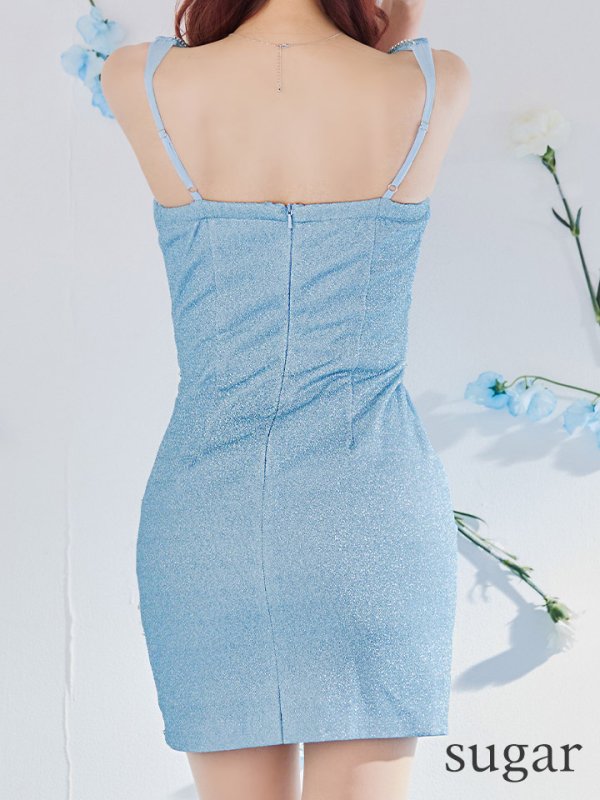 スカイブルー モデル:真優川咲 身長:158cm 着用サイズ:Sサイズ