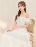 ホワイト　モデル：るりぴ　身長：165cm　着用サイズ：Sサイズ