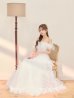 ホワイト　モデル：るりぴ　身長：165cm　着用サイズ：Sサイズ