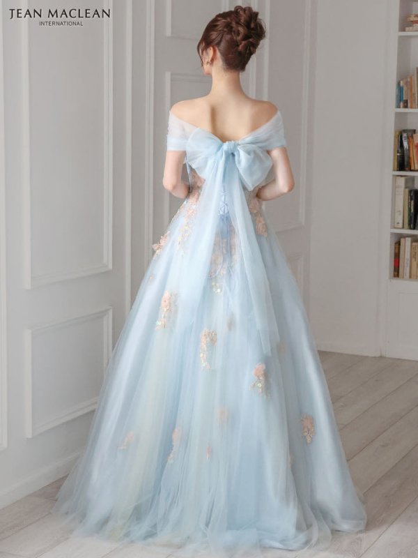 ブルー モデル:ゆめ 身長:160cm 着用サイズ:Mサイズ