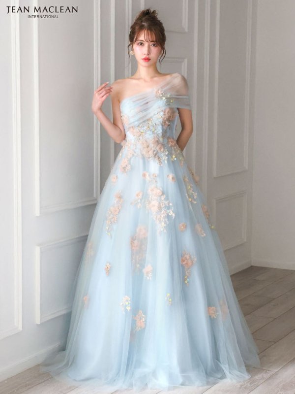 ブルー モデル:ゆめ 身長:160cm 着用サイズ:Mサイズ