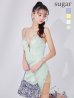 スカイグリーン モデル：まおちゃる　身長：158cm　着用サイズ：Sサイズ