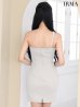 ホワイト モデル：まおちゃる　身長：158cm　着用サイズ：S