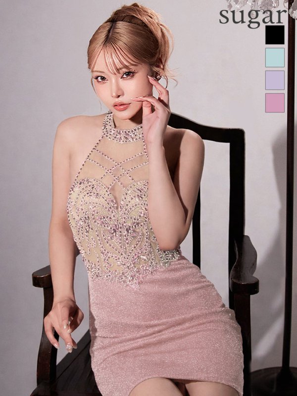 ピンクベージュモデル：如月れい　身長：156cm　着用サイズ：S