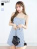 ブルー　モデル：三上悠亜　身長：159cm　着用サイズ：Sサイズ