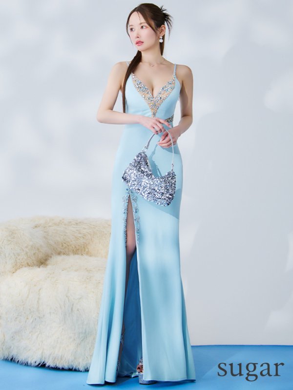 ライトブルー モデル:ゆめ 身長:160cm 着用サイズ:Sサイズ