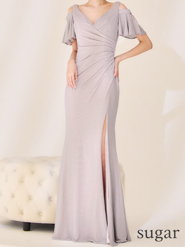 シャンパンローズ モデル：まおちゃる　身長：158cm　着用サイズ：Sサイズ