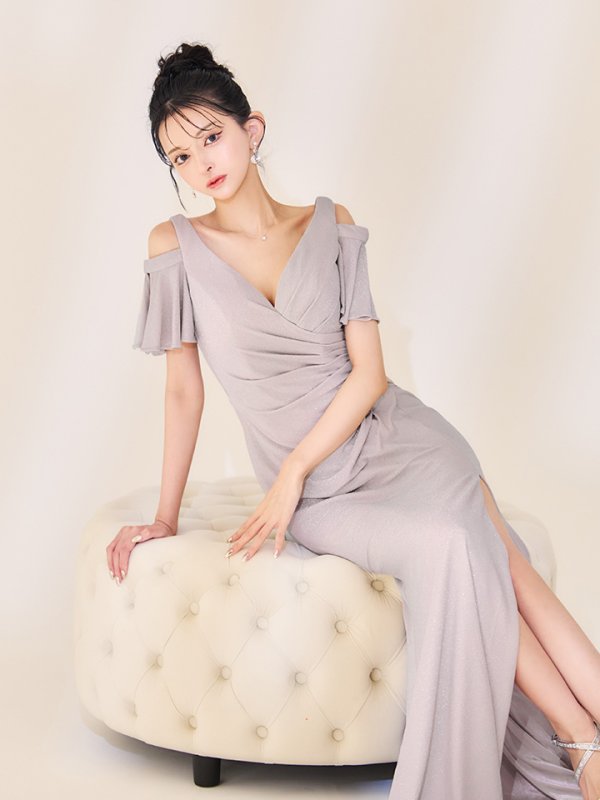 シャンパンローズ モデル：まおちゃる　身長：158cm　着用サイズ：Sサイズ