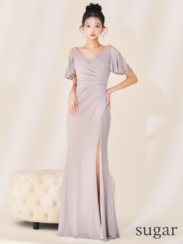 シャンパンローズ モデル：まおちゃる　身長：158cm　着用サイズ：Sサイズ