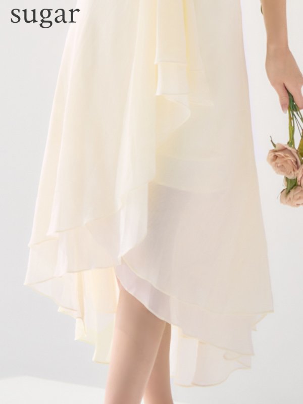 シャンパン モデル：りな　身長：160cm　着用サイズ：Sサイズ