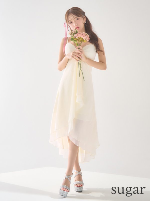 シャンパン モデル：りな　身長：160cm　着用サイズ：Sサイズ